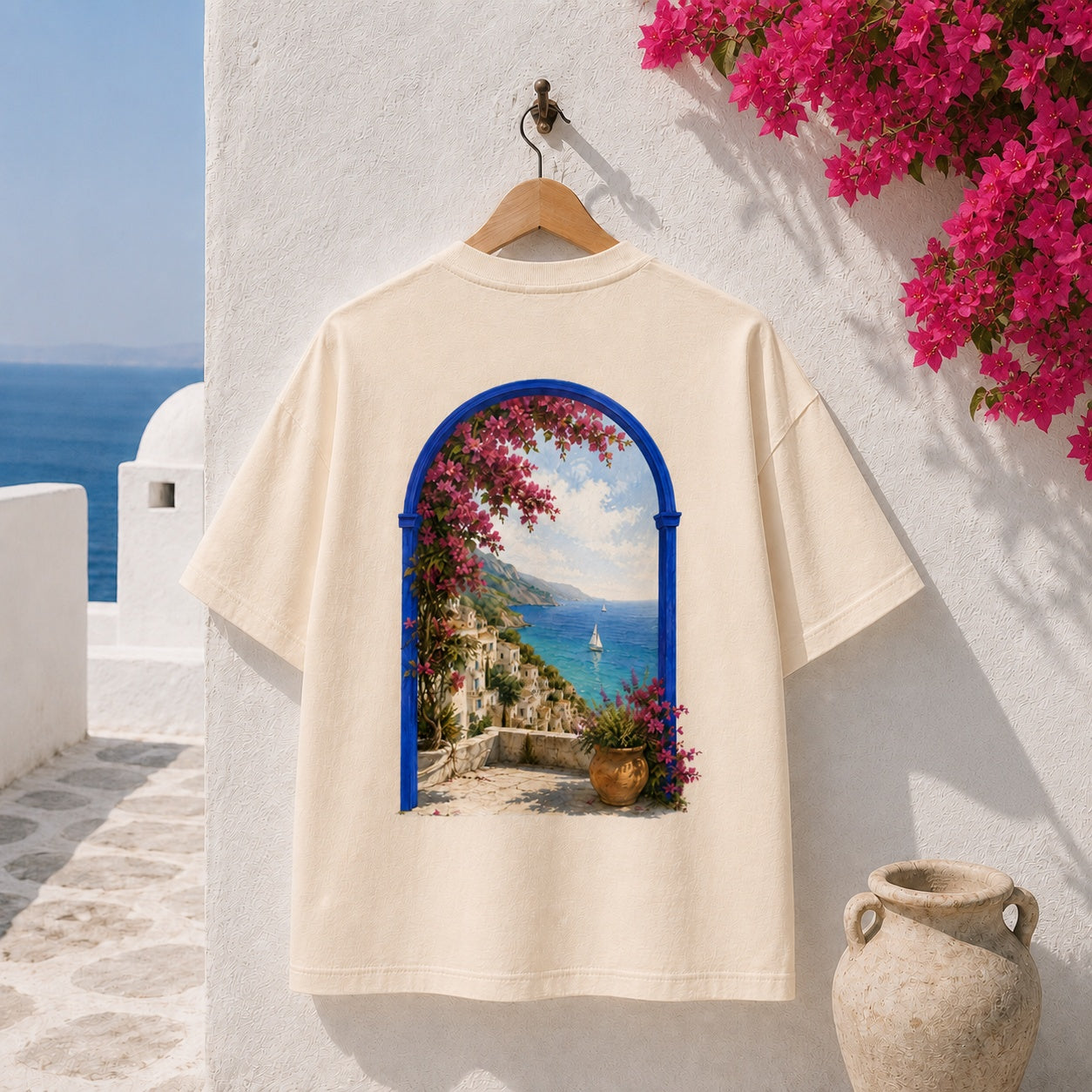 Bougainvillea Arch Apricot Tee