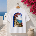Bougainvillea Arch White Tee