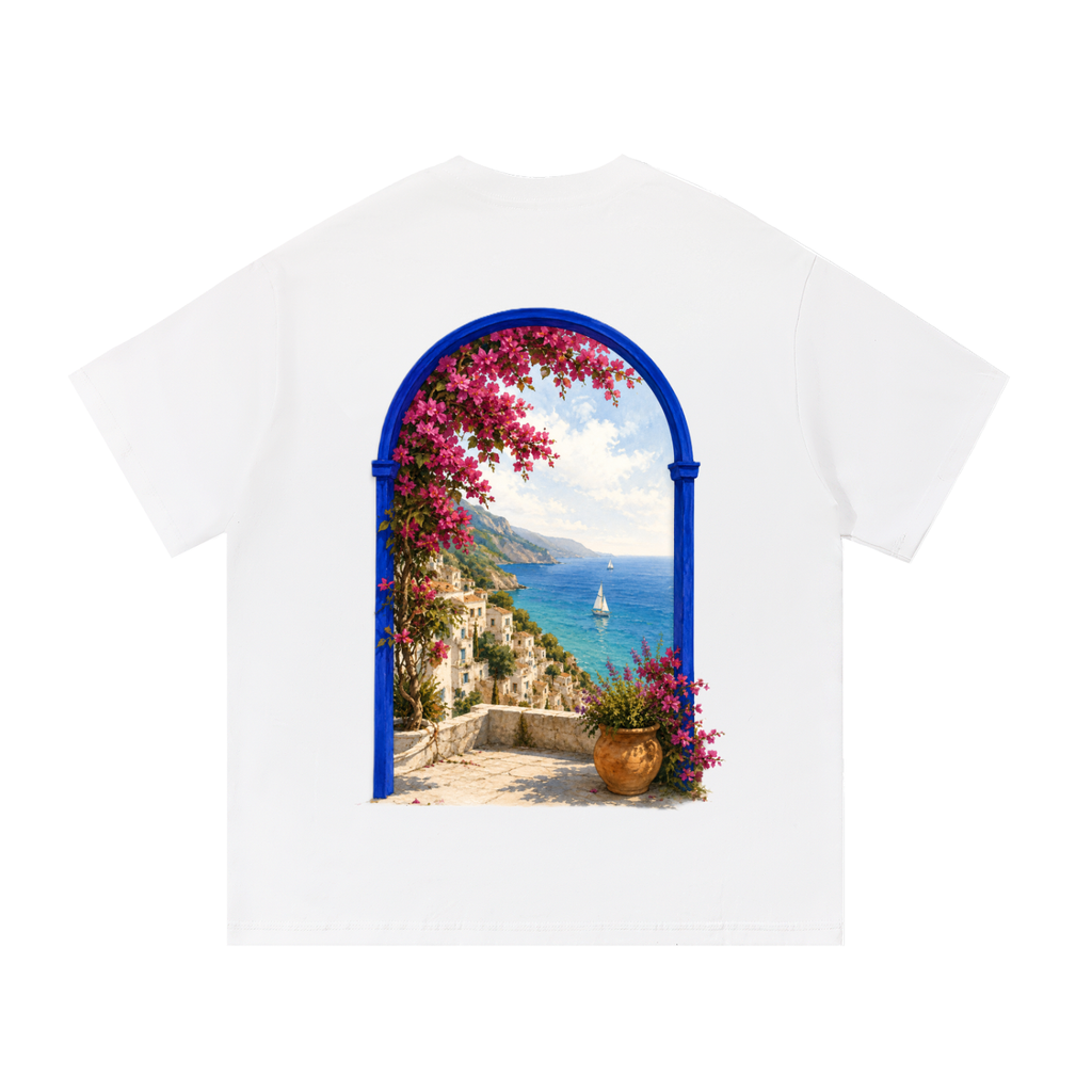 Bougainvillea Arch White Tee